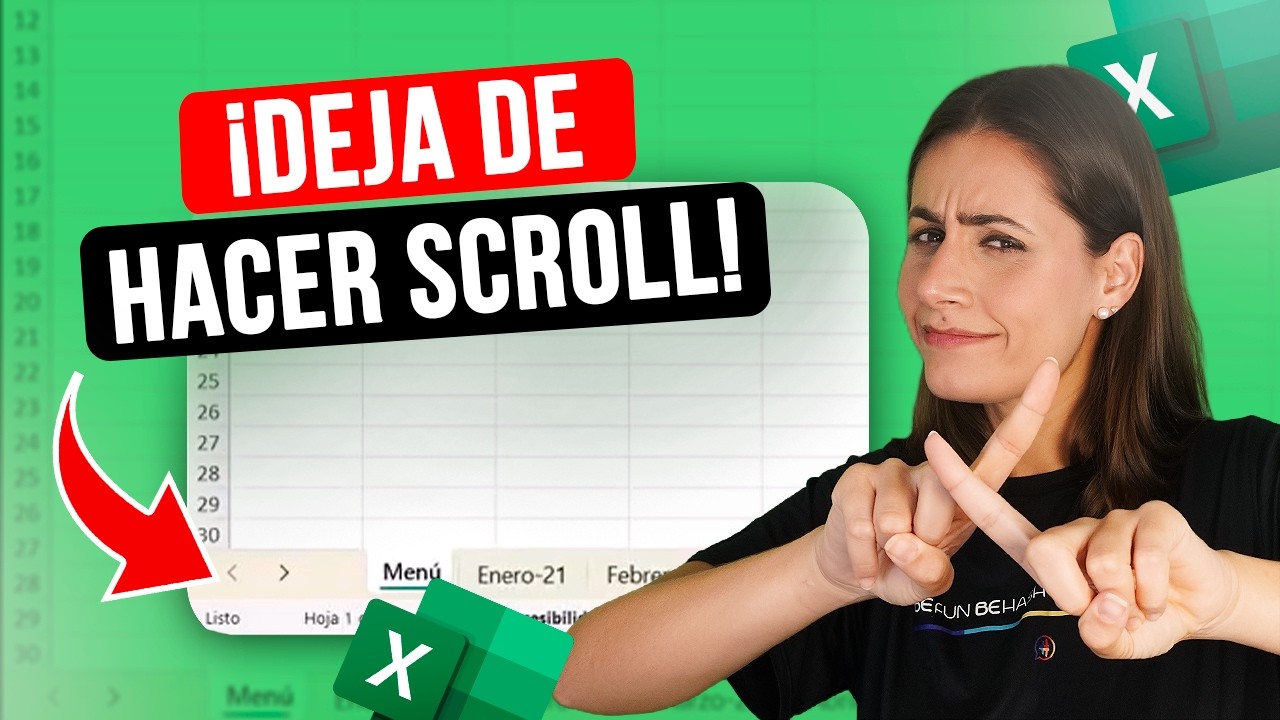 4 maneras profesionales de navegar en Excel