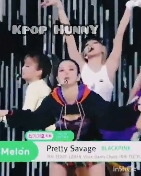 Black pink pretty savage edit