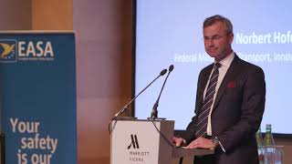 Welcome speech Norbert Hofer, Austrian Minister of Transport - EASA ASC 2018 General Aviation