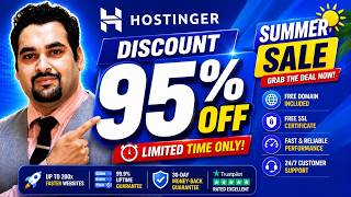 Hostinger Discount Code 2026: Save Up to 95% with Hostinger Coupon Code + Free Domain [SUMMER SALE]
