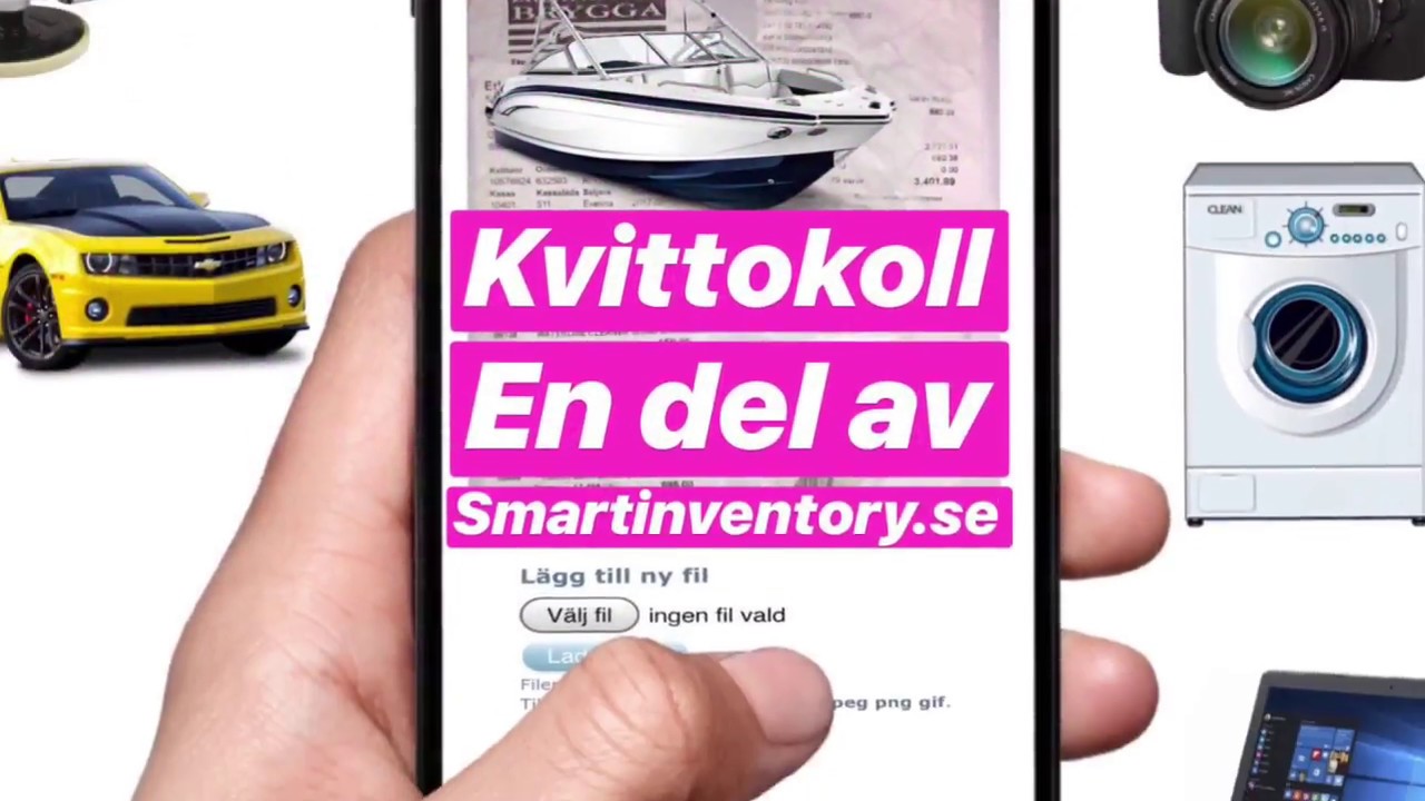 Smartinventory.se Kvittoregister