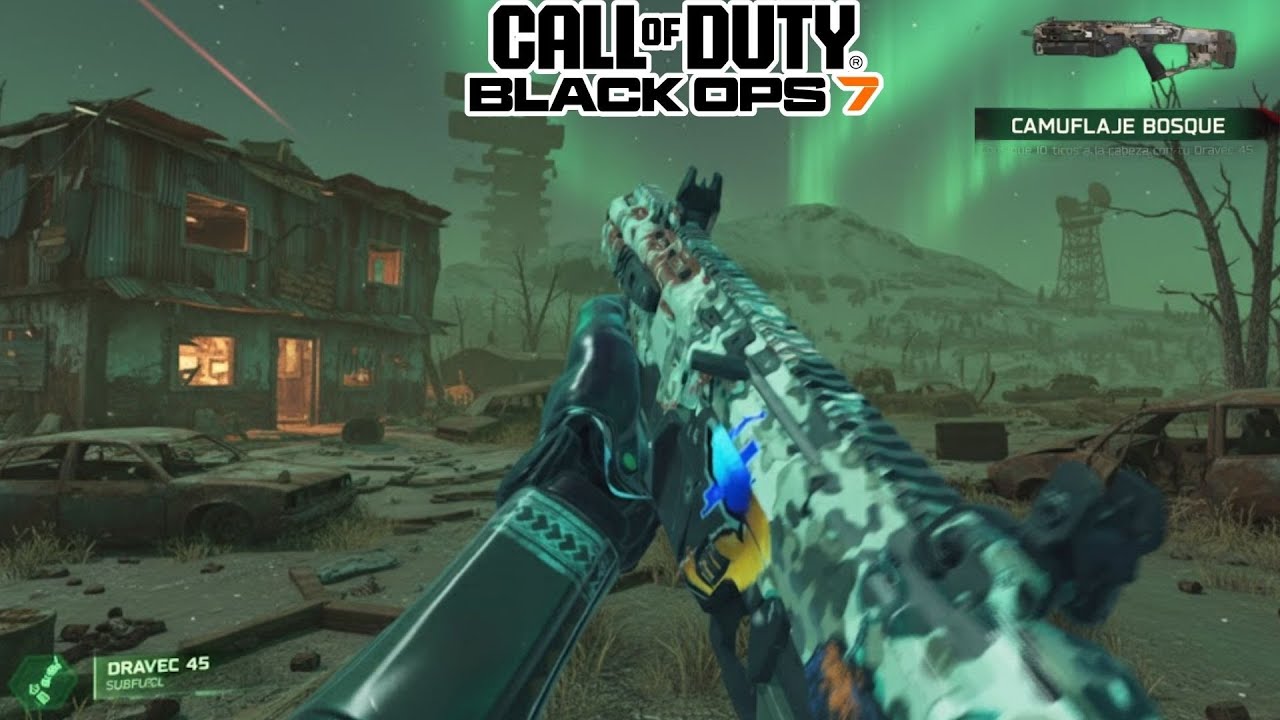 Con la DRAVEC 45 desbloqueé el Camuflaje Bosque Call of Duty Black Ops 7