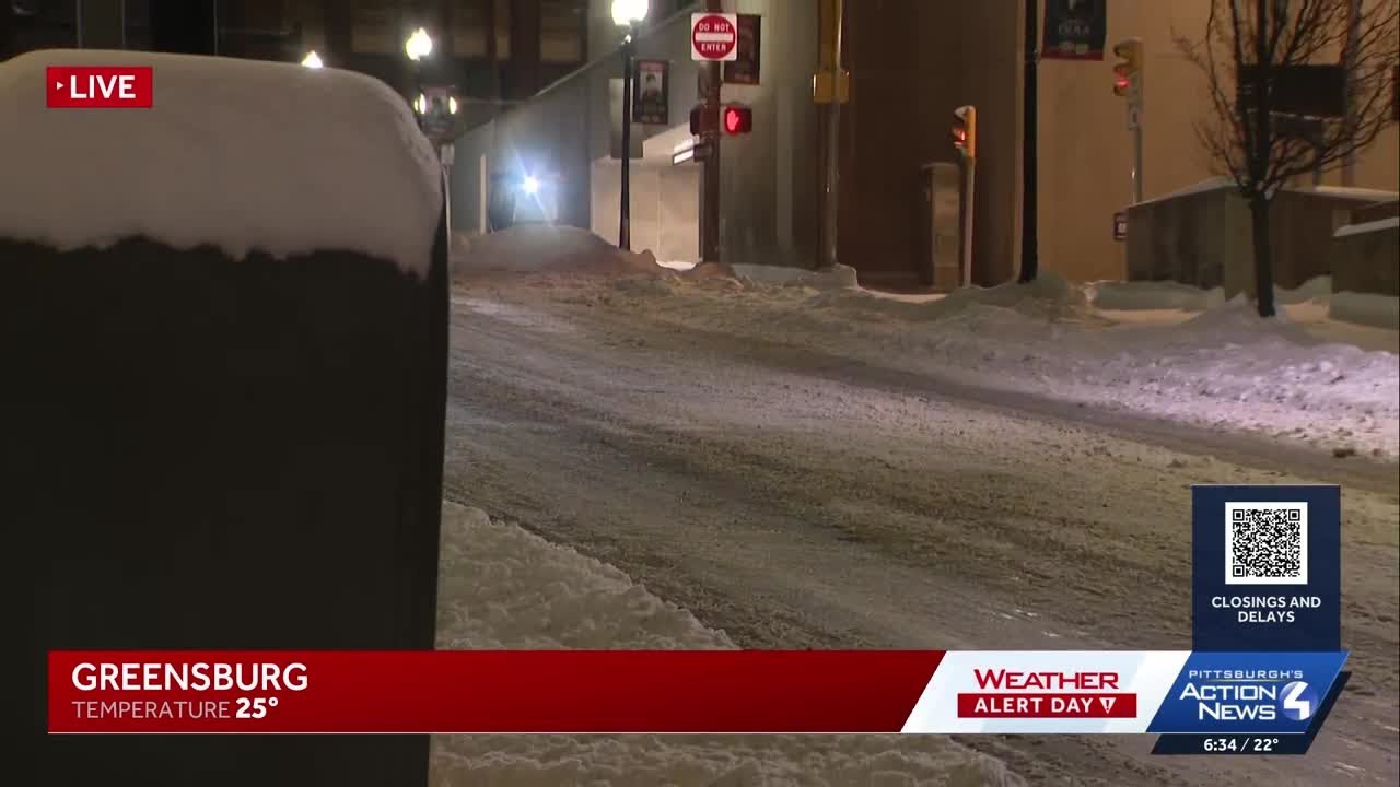Snowstorm hits Western Pennsylvania: See conditions in Greensburg