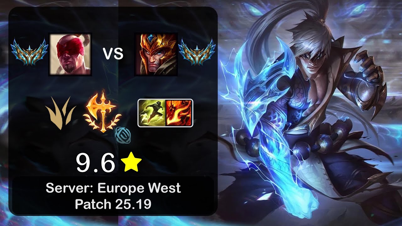 Lee Sin Jungle vs Jarvan IV - EUW Challenger - Patch 25.19