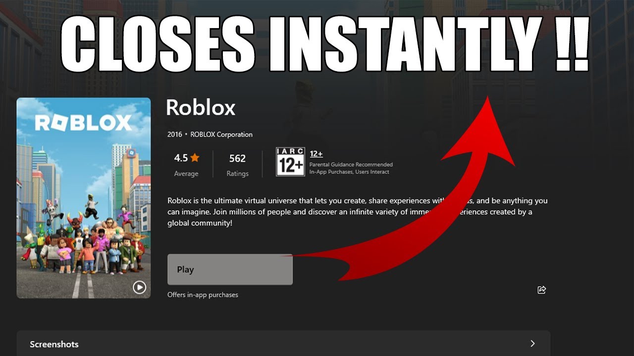 How To Fix Roblox Not Launching (Windows Store App) 