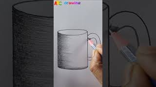 How to Draw a Cup | pencil Drawing...... #shorts