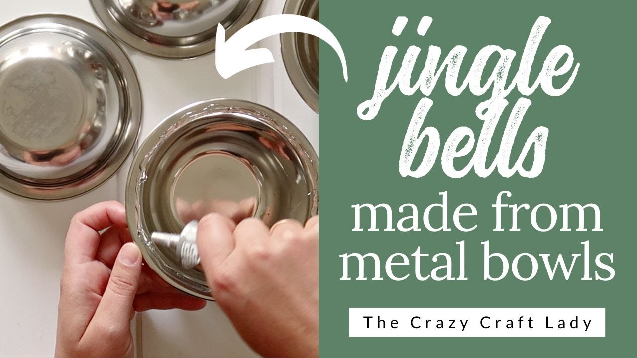 How to Make Giant Jingle Bells with Silver Mixing Bowls!