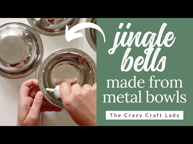 How to Make Giant Jingle Bells with Silver Mixing Bowls!