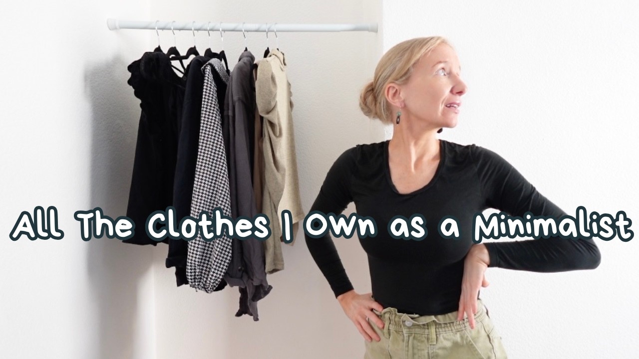 MY SUSTAINABLE MINIMALIST WARDROBE 👗👖