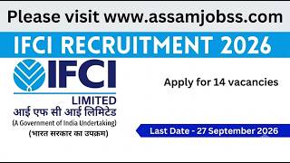 Assam Career : IFCI Recruitment 2026 – Apply Online for 14 Experienced Professional Posts #assam screenshot 5