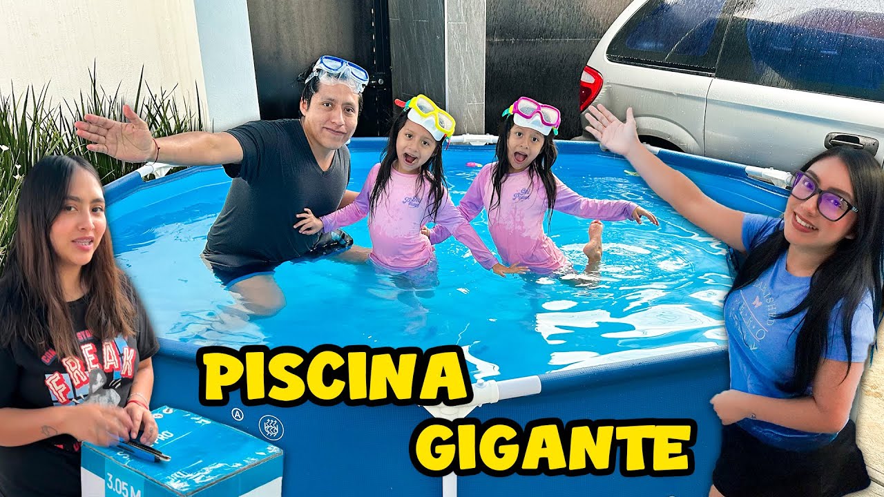 CONSTRUIMOS una PISCINA GIGANTE en el PATIO | Familia Daailum