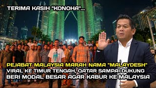 Ini gara-gara netizen Indonesia nama Malaydesh mendunia! Qatar dukung kabur ke Malaysia