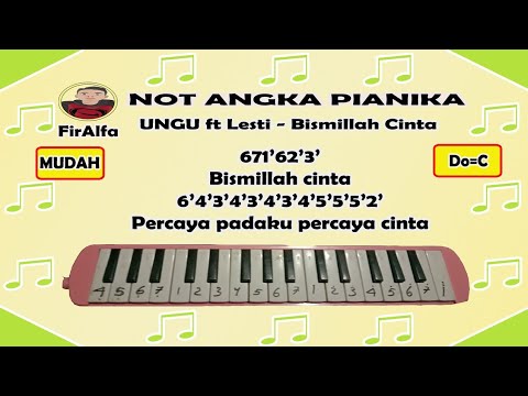 Not Angka Pianika Lagu Bismillah Cinta Ungu Lesti Not Pianika Ungu feat Lesti - Bismillah cinta tanpa tuts hitam - YouTube