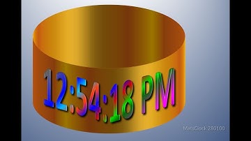 MatsClock 280100 - Free PowerPoint Digital Clock PPT Timer