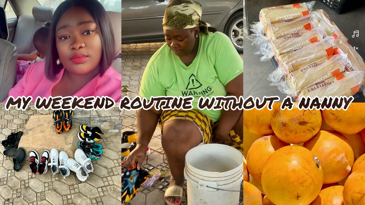 MY WEEKEND ROUTINE WITHOUT A NANNY//WORKING MOM OF TWO//CLEAN WITH ME