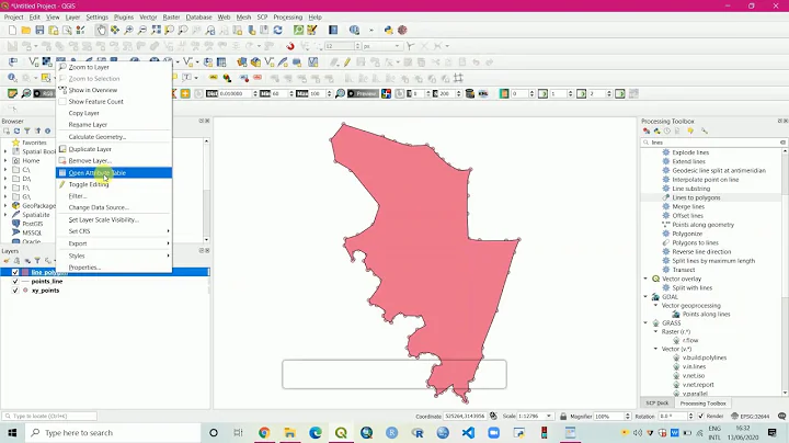 QGIS Tutorial 2 :Make a Polygon From xy co-ordinate(Excel To Polygon) In QGIS
