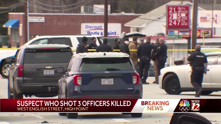 3 High Point police officers shot during barricade situation; suspect and woman dead inside home
