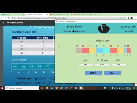 Round Robin Process Management
