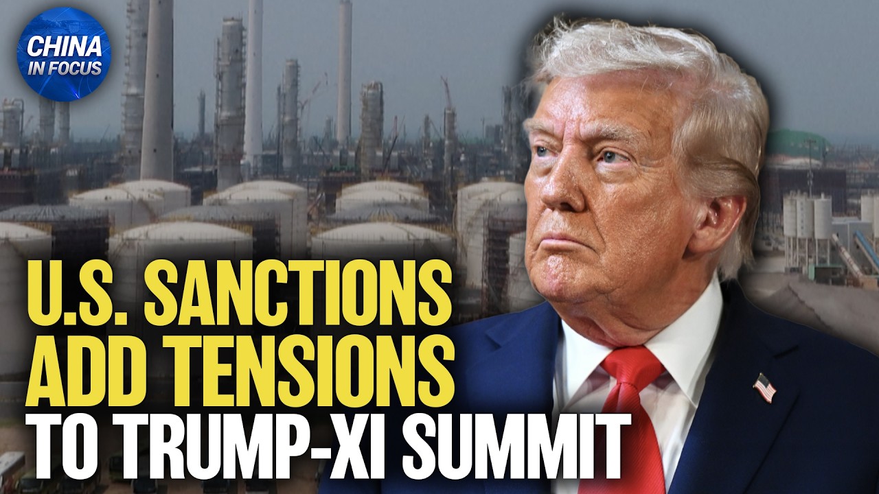 A scheduled Trump–Xi summit is drawing closer, but Washington’s sanctions arrived sooner than the U.S. president. A Chinese oil refiner has been targeted for allegedly bankrolling Iran. Beijing responded.

China is pulling the plug on Meta’s two-billion-dollar Manus deal, sending a strong signal that cross-border AI partnerships now face much higher scrutiny.

A Chinese coffee chain in New York City is raising national security concerns. It appears to be a simple business decision—cashless payments only, requiring customers to download an app to pay. But a watchdog group says there could be more to it.

A Chinese national has been charged in a years-long scheme targeting NASA employees. Officials say he posed as a trusted colleague, gaining access to sensitive data.

And could China’s social credit system see a global rollout in the form of digital IDs? And why is the World Health Organization pushing for a Pathogen Access and Benefit Sharing system? Reggie Littlejohn joins us to unpack it all.

00:00 Intro
01:04 U.S. Sanctions Strain Ties Ahead of Trump’s China Trip
02:57 China Blocks Meta’s $2B Manus Deal After Acquisition
04:53 Chinese Coffee Shops Go Cashless-Only in NY
05:20 FBI Warns Americans to Keep Data From Chinese Firms
06:01 Chinese Firms Must Comply With Beijing Intelligence
07:59 Luckin Coffee Fined for Not Accepting Cash Payments
08:14 Luckin Coffee Says It Must Comply With Chinese Laws
9:13 Chinese National Charged in NASA Phishing Scheme
10:49 2 Americans Killed in Clashes in the Philippines
12:22 Tensions Rise Between China, EU Over New Sanctions
13:47 Digital IDs and the WHO to Gain More Power?
14:20 Digital IDs Raise Global Privacy Concerns: Littlejohn
16:52 Critics Warn Digital IDs Could Enable Social Control
18:26 W.H.O. Pathogen System Raises Lab Leak Fears: Littlejohn
21:07 Critics Warn WHO Pact Could Limit National Power

🔵Tiffany Meier’s documentary Hollywood Takeover - how Beijing is rewriting the script in America’s film industry: hollywoodtakeover.com 

🇺🇸 Stay updated with breaking news, special reports, and LIVE COVERAGE on NTD: https://ept.ms/NTDlive_

💛 Support us to fight for the truth:
https://donorbox.org/china-in-focus
  
🔵 Sign up for our NEWSLETTER and stay in touch:
https://www.ntd.com/newsletter.htm

🧶 'The Final War' Documentary DVD:  
https://www.ntdgiftshop.com/product-page/the-final-war-documentary-dvd-a-100-year-plot-to-defeat-america

-
© All Rights Reserved.