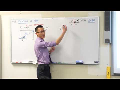 Equation of Path (1 of 4: Establishing the horizontal equations)