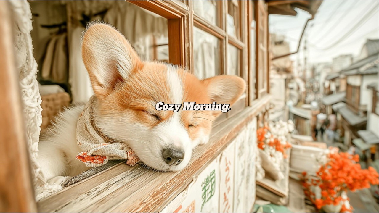 Late Morning at a Quiet Café Window ☕🌿Gentle Piano for Focus & Deep Relaxation