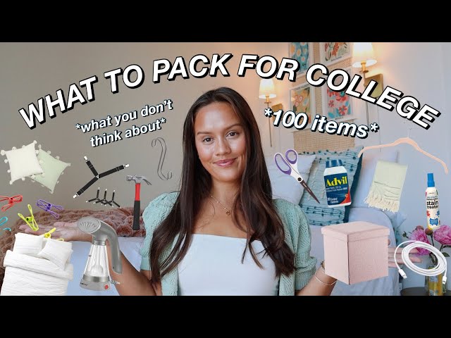 ULTIMATE COLLEGE PACKING LIST : everything you need to bring for