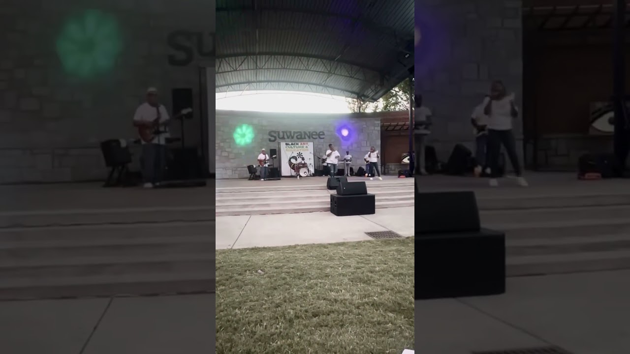 Fun in Suwanee Town Center Square @ African American art culture festival “