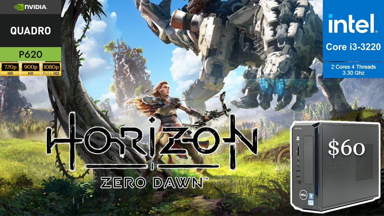 Horizon Zero Dawn | i3-3220 + Quadro P620