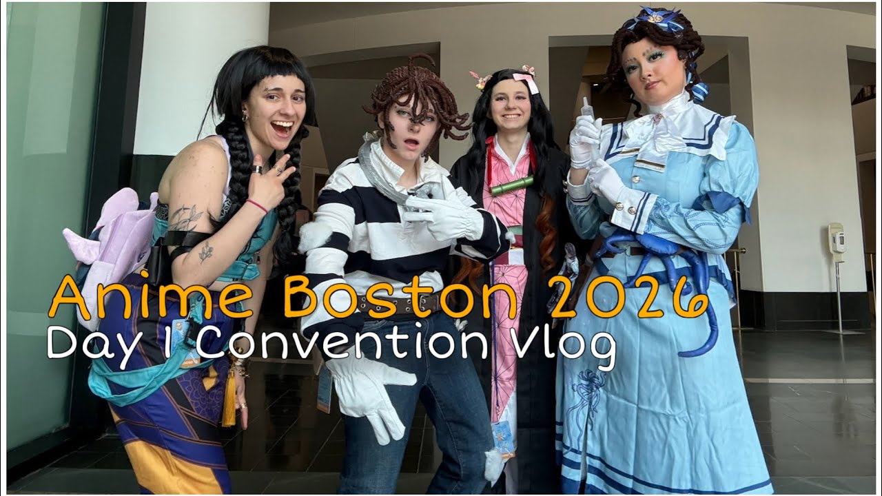 Anime Boston 2026 Day 1! | Convention Vlog (Clog) | Identity V, Demon Slayer, Kpop Demon Cosplays