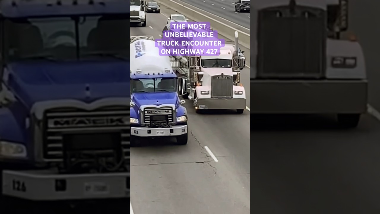 THE MOST UNBELIEVABLE TRUCK ENCOUNTER ON THE HIGHWAY 