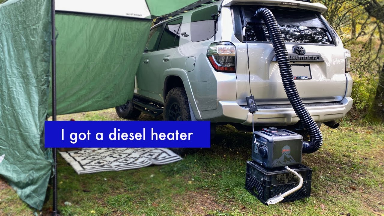 Trying out the Hcalory Toolbox Max diesel heater in my 5th gen Toyota 4Runner