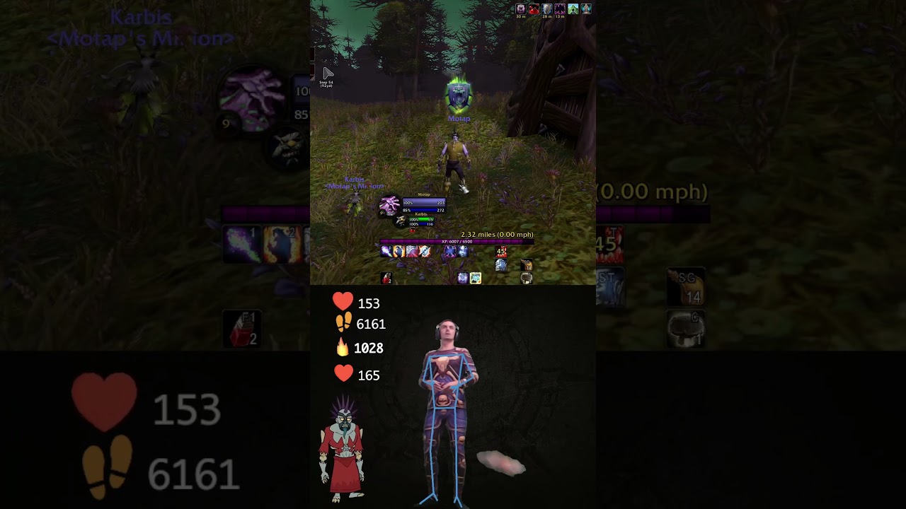 как я наложил кожу демона (захват движения) вау