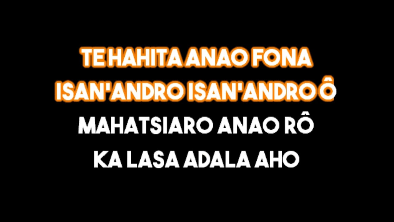 Ejema - Raha mba fantatrao mantsy (FULL KARAOKE)