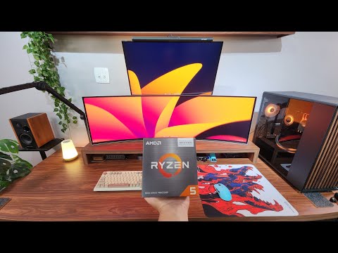 Testando meu novo PC Gamer com Ryzen 5 5500x3d em Jogos!