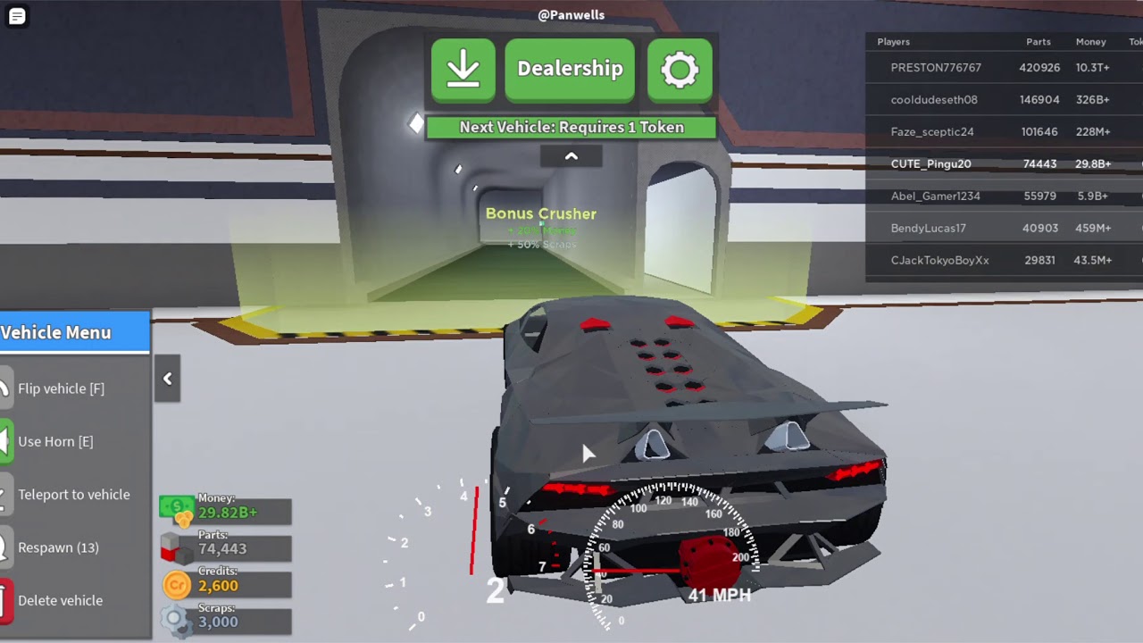 How To Get Tokens In Car Crushers 2
