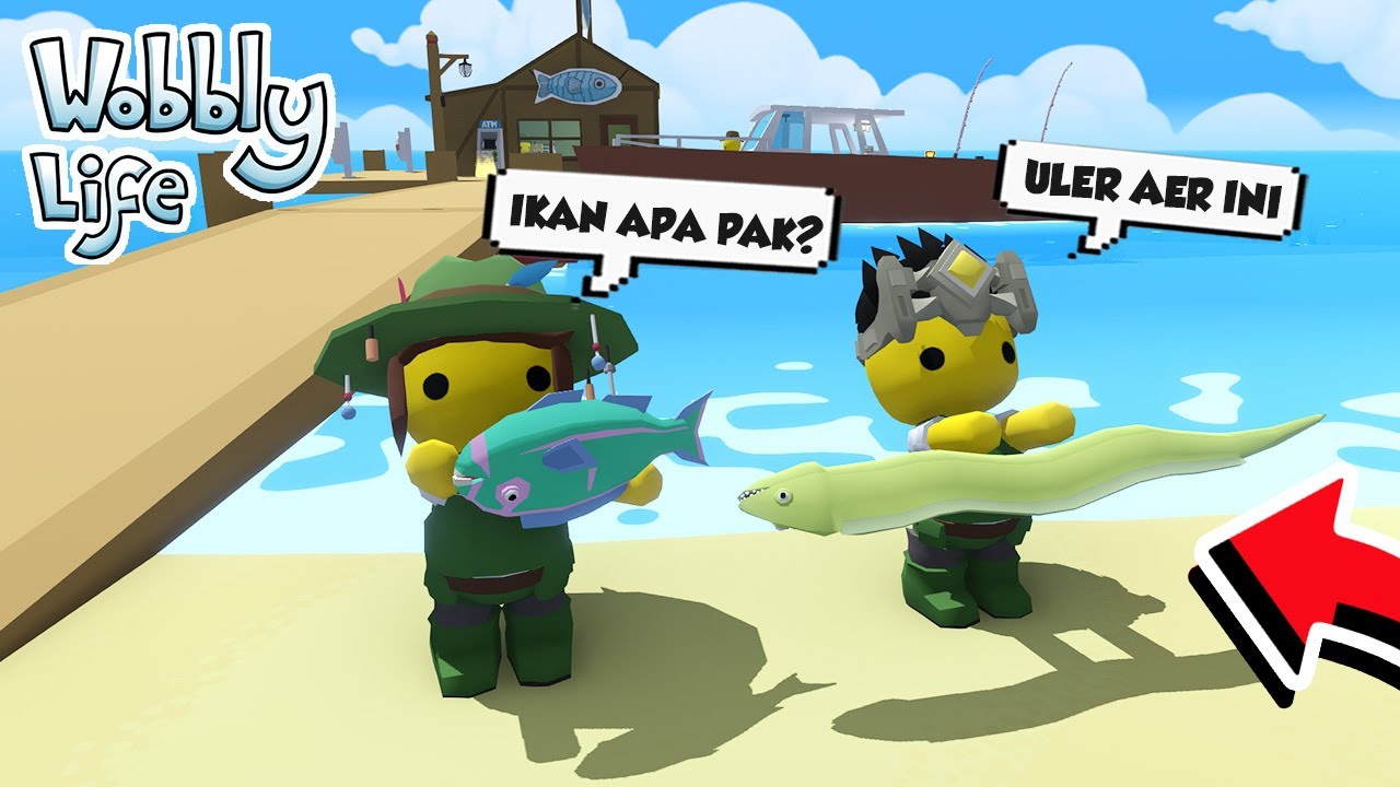 KITA BISA MANCING IKAN ANEH ANEH DI WOBBLY LIFE!!