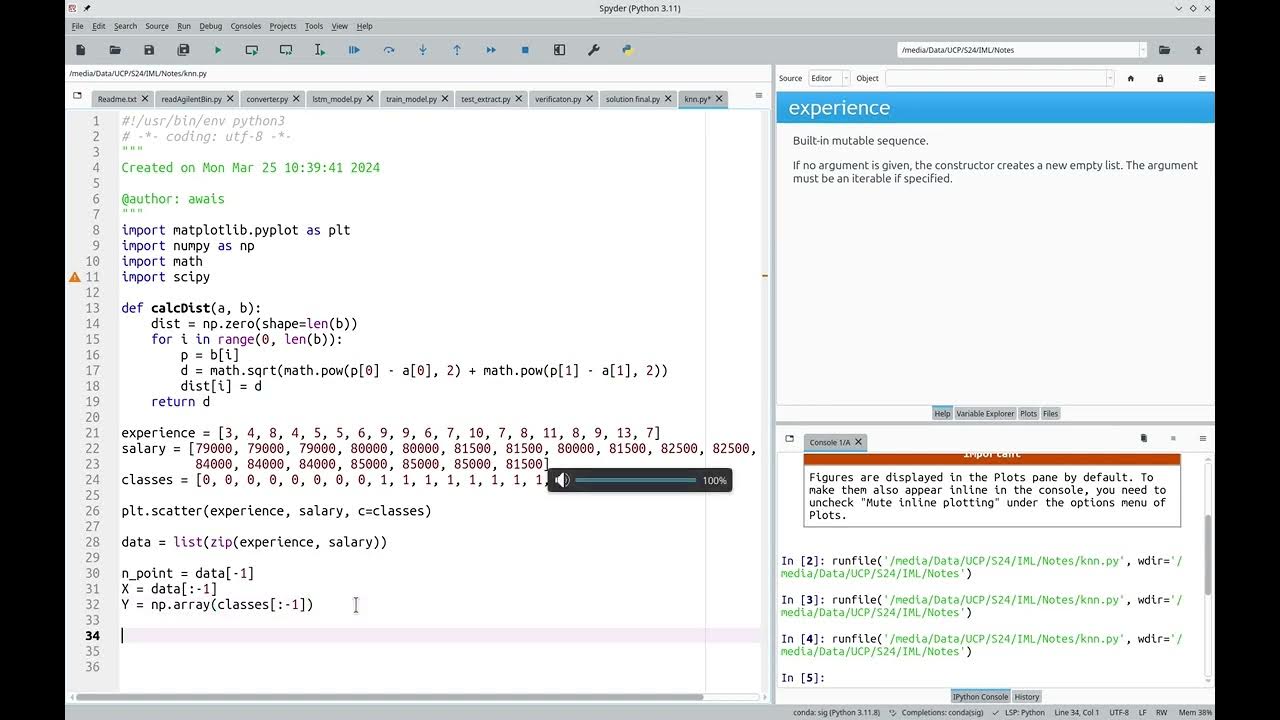 KNN: Code in Python - YouTube