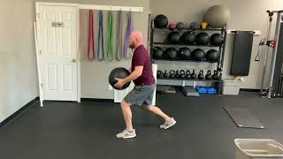 2-Step, Front Facing Dynamic Med Ball Shotput