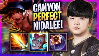 CANYON PERFECT GAME WITH NIDALEE! - GEN Canyon Plays Nidalee JUNGLE vs Rell! | Season 2024