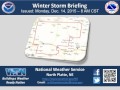 Winter Storm Breifing for Tue. Dec. 15, 2015 (issued Dec. 14 at 8 AM CST)