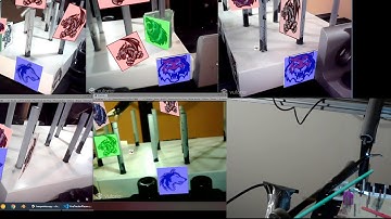 Hololens AR Laparoscopic Training with Vuforia, small markers, & 5 $10 endoscopes