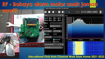Cloning RF Hack Alarm Motor - Part#1