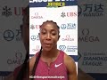 Shelly-Ann Fraser-Pryce on her performance in Zurich and the issue of false starting.