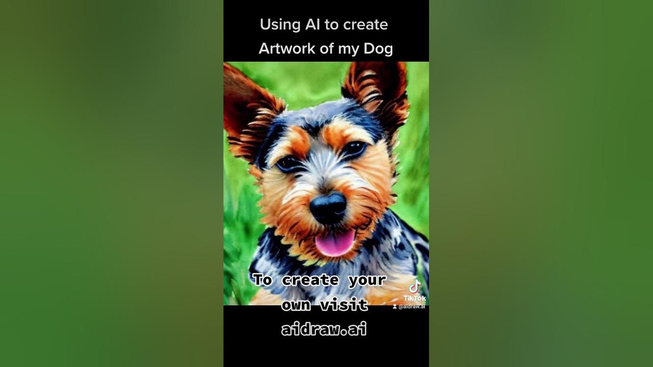 Using aidraw.ai to create dog artwork YouTube