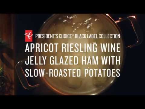 Apricot Glazed Ham & Goosed Potatoes