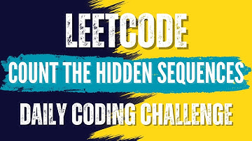 LeetCode : 2145. Count the Hidden Sequences💛🖤 Solution link👇🏻🔗 #leetcode #java #subscribe #coding