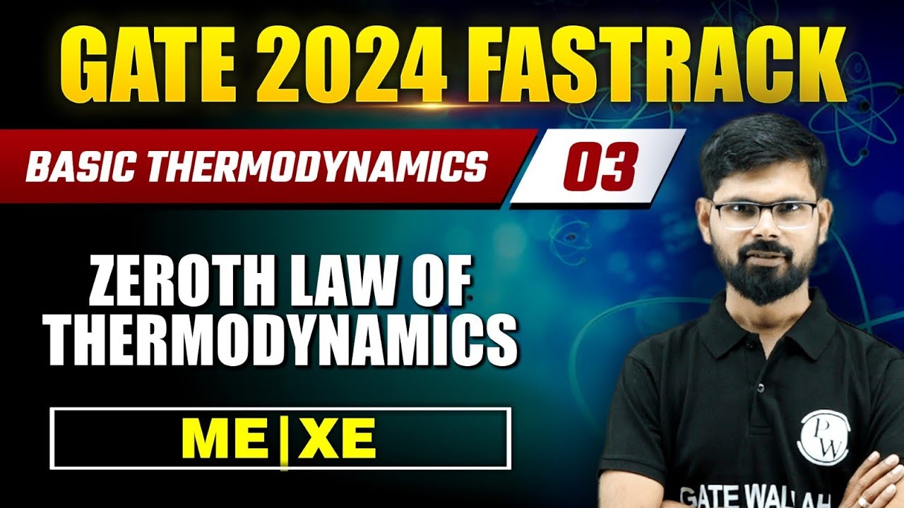 Basic Thermodynamics 03 | Zeroth Law of Thermodynamics | Mechanical ...