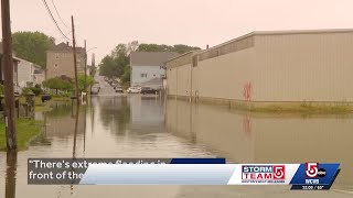 Flash flooding turns Fall River streets into rivers after heavy rain