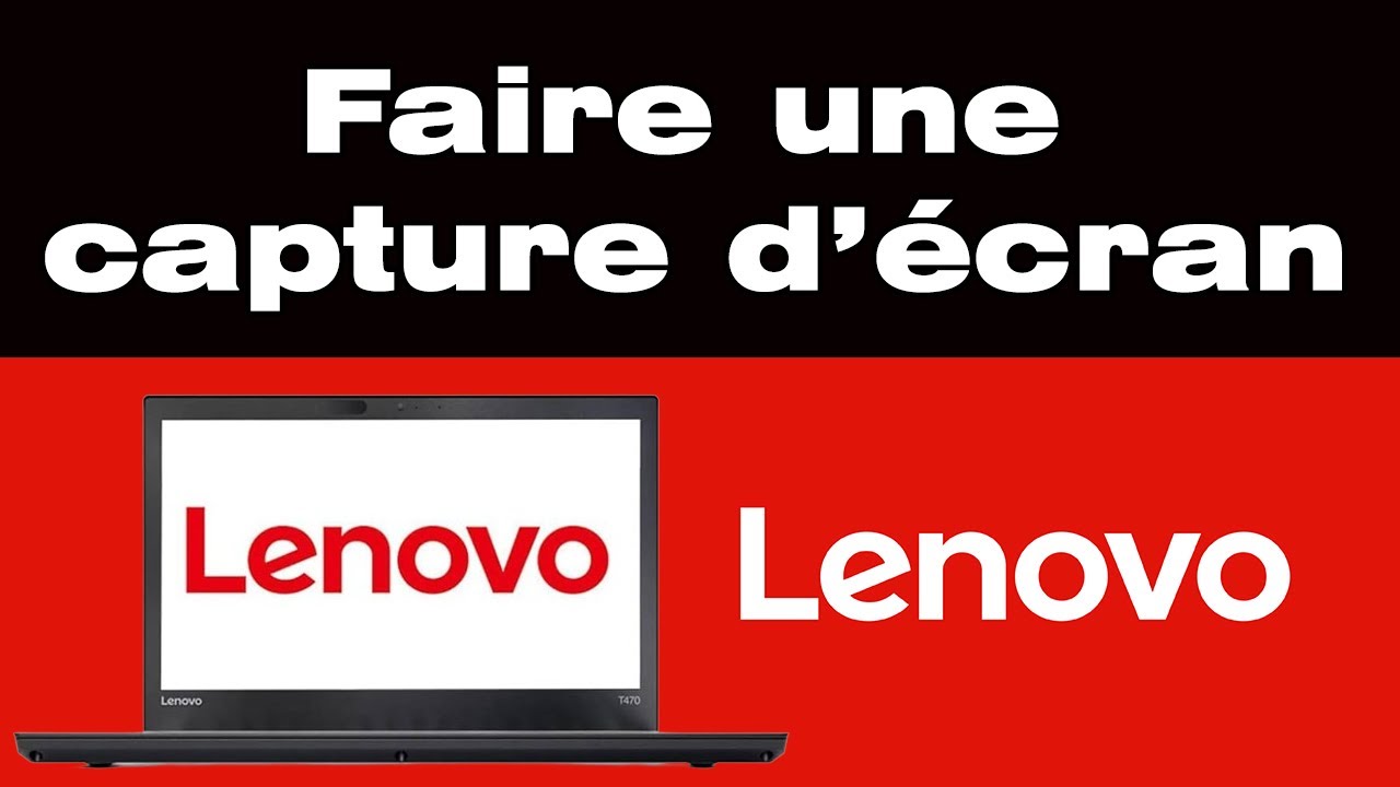 Comment faire une capture d'écran sur ordinateur Lenovo - YouTube