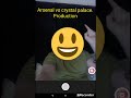 #pov arsenal vs crystal palace. early predictions. #football